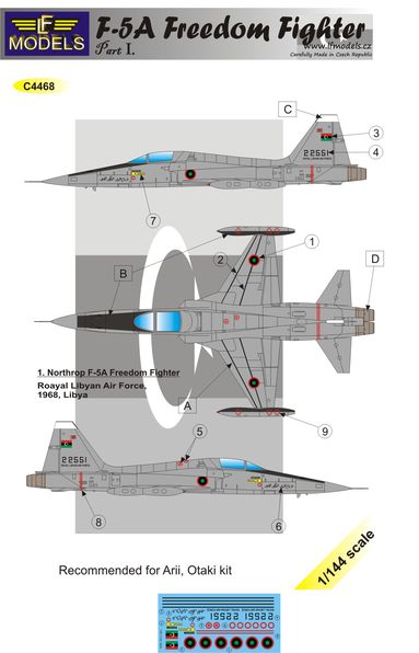 F5A Freedom Fighter Part 1 (Royal Libyan AF)  C4468