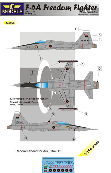F5A Freedom Fighter Part 1 (Royal Libyan AF) C4468