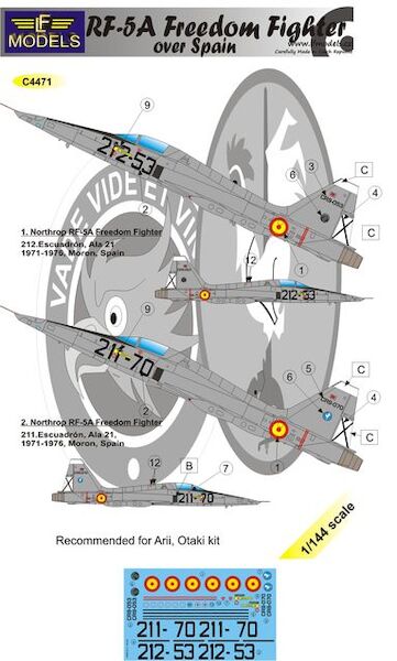 RF5A Freedom Fighter Over Spain  C4471