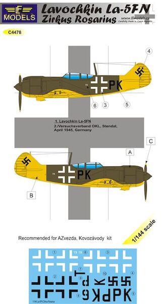 Lavochkin La5FN Zirkus Rozarius  C4478