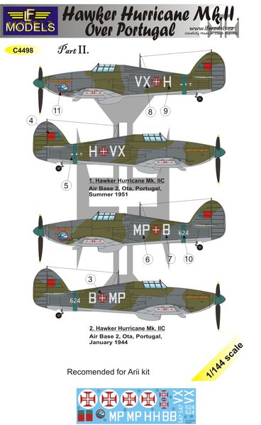 Hawker Hurricane MKII over Portugal Part 2  C4498