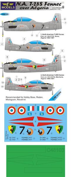 NA T28S Fennec over Algeria  c48103