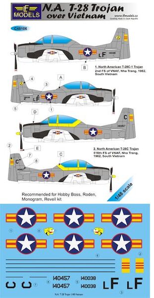 NA T28 Trojan over Vietnam c48106
