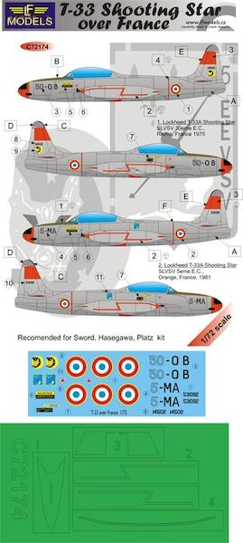 Lockheed T33 Shooting Star over France c48108