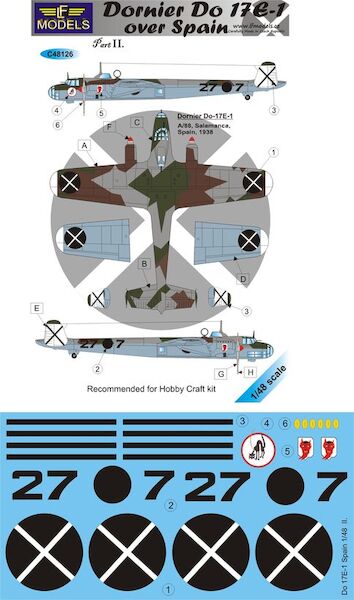 Dornier Do17E-1 over Spain part 2  c48126