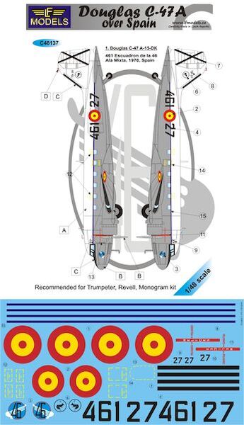 Douglas C47A Dakota (Spanish Service)  c48137
