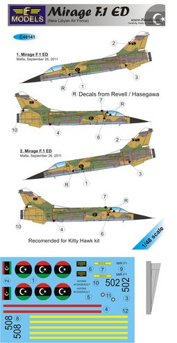 Mirage F1ED (New Libyan AF)  c48141