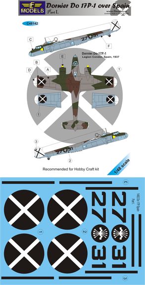 Dornier Do17P-1 over Spain part 1  c48142