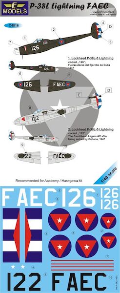 Lockheed P38 Lightning (Fuerza Aerea del Ejercito de Cuba)  c4816