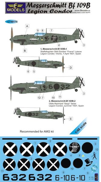 Messerschmitt BF109B Legion Condor C48178