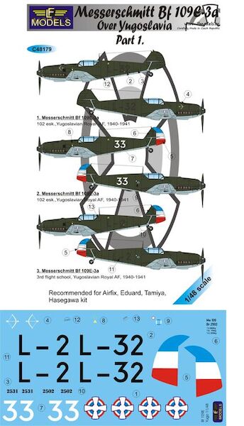 Messerschmitt BF109E-3 over Yugoslavia part 1  C48179