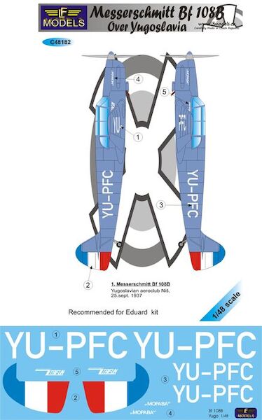 Messerschmitt BF108B over Yugoslavia  C48182