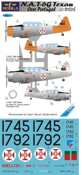 N.A. T6G Texan over Portugal  C48196