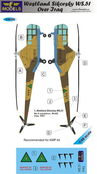 Westland Sikorsky WS51 over Iraq  C48206