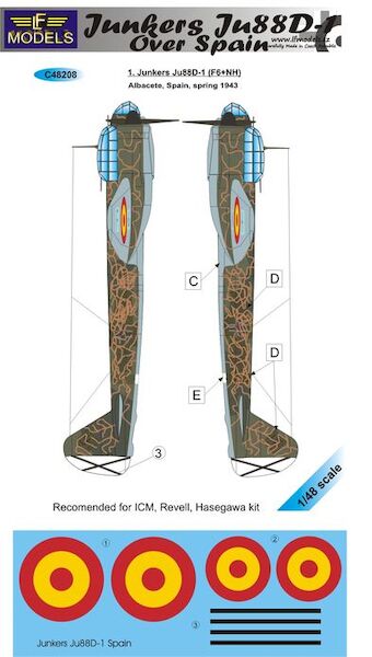Junkers Ju88D-1 over Spain  C48208