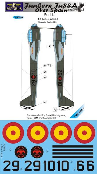 Junkers Ju88A-4 over Spain part 1  C48209