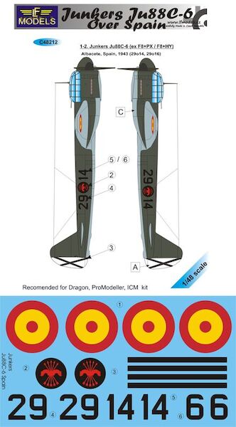 Junkers Ju88C-6 over Spain  C48212