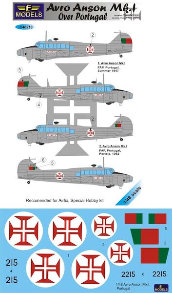 Avro Anson MK1 over Portugal c48218