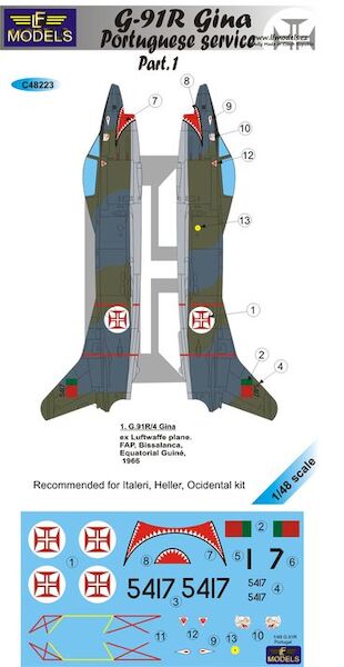 Fiat G91R Gina in Portugese service part 1 c48223
