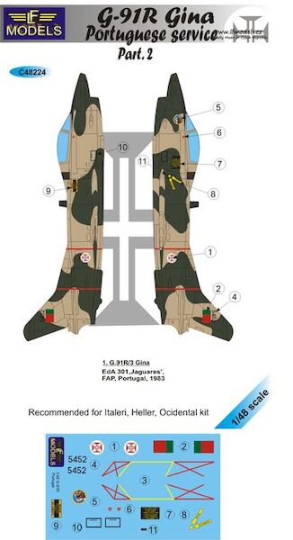 Fiat G91R Gina in Portugese service part 2 c48224