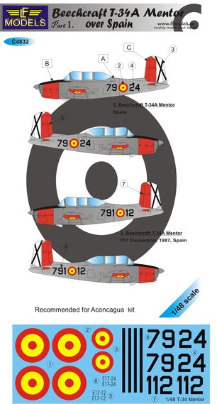 T34A Mentor over Spain  c4832