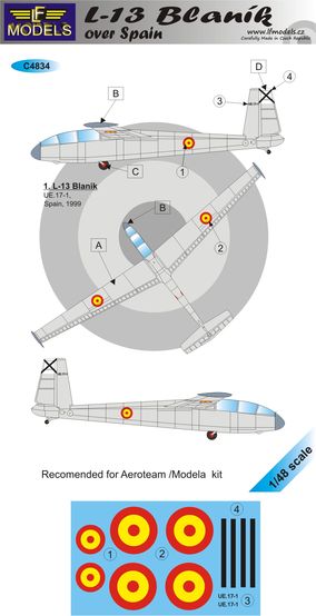 L13 Blanik over Spain  c4834