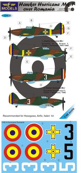 Hurricanes MK1 over Rumania  c4835