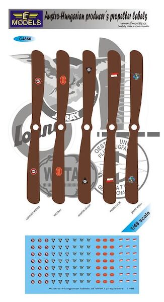 Austro Hungarian WWI Propeller producer labels  c4860