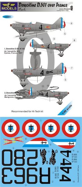 Dewoitine D501 over France Part 1  c4861