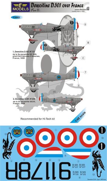 Dewoitine D501 over France Part 2  c4863