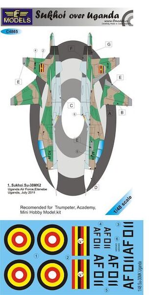 Suchoi Su30MK2 over Uganda  c4865
