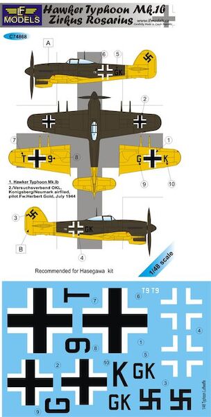 Hawker Typhoon MK1b Zirkus Rosarius c4868
