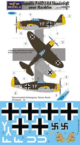 Republic P47D-2RA Thunderbolt over Rechlin  c4869