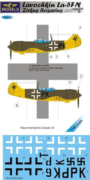 Lavochkin La5FN Zirkus Rosarius  c4874