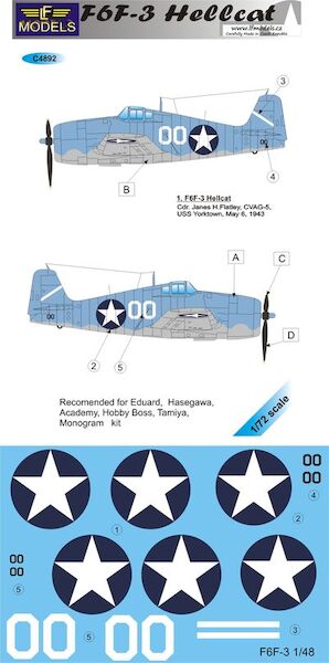 Grumman F6F-3 Hellcat from Yorktown c4892