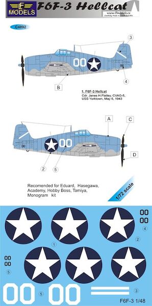 Grumman F6F-3 Hellcat from Yorktown  c4892