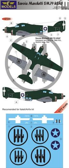 S.Marchetti S.79 USAF c7209