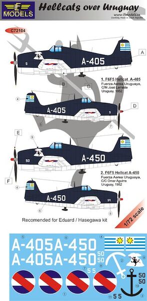 F6F-5 Hellcat over Uruguay  c72104