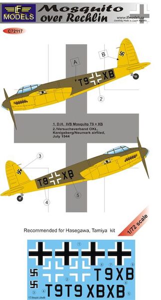 Mosquito FB MKVI over Rechlin  c72117