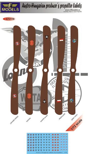 Austro Hungarian WWI Propeller producer labels  c72119
