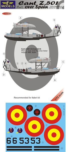 Cant Z501 Gabbiano over Spain part 1  c72120