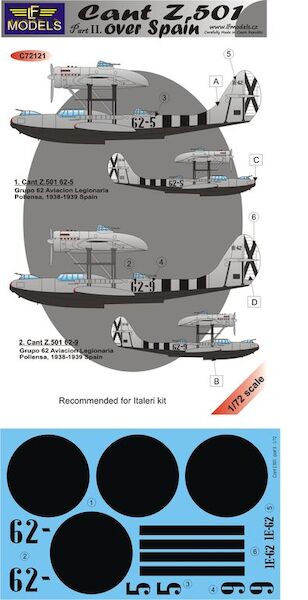 Cant Z501 Gabbiano over Spain part 2  c72121