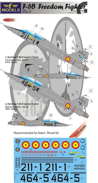 F5B Freedom Fighter over Spain part I.  c72137