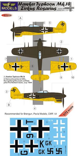 Hawker Typhoon MK1b Zirkus Rosarius c72139