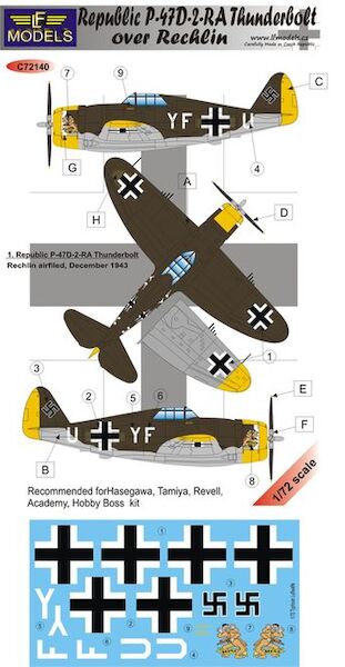 Republic P47D-2RA Thunderbolt over Rechlin c72140