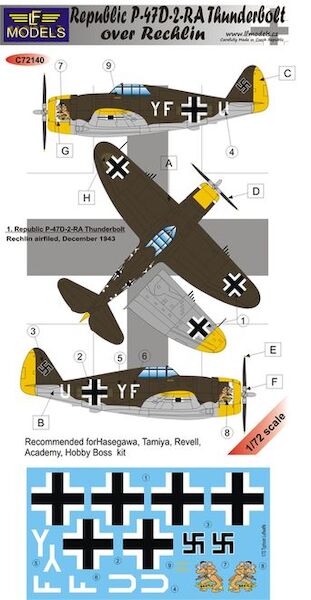 Republic P47D-2RA Thunderbolt over Rechlin  c72140