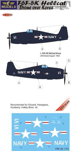 Grumman F6F-5K Hellcat drone over Korea c72155