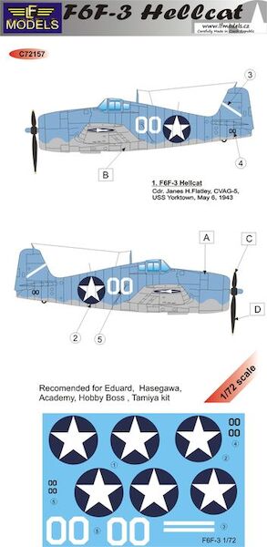 Grumman F6F-3 Hellcat from Yorktown  c72157