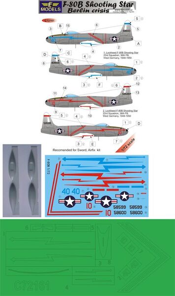 Lockheed P80B Shooting Star Berlin Crisis  c72161