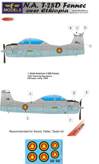 NA T28D Fennec over Ethiopia c72170